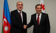 The Prime Minister Nika Gilauri and The Minister Of Foreign Affairs of Azerbaijan Elmar Mamediarov 