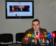 The head of press-service of the Prime Minister of Georgia, Nikoloz Mchedlishvili held the presentation of the  updated  web-site of the Government