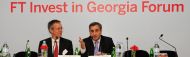  In Mumbai Nika Gilauri participated in the forum 'Invest in Georgia' under Financial Times 