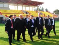  Nika Gilauri, Minister of Sport and Youth Affairs Lado Vardzelashvili, and the leadership of IRB took part in the opening ceremony of the base of Shevardeni 