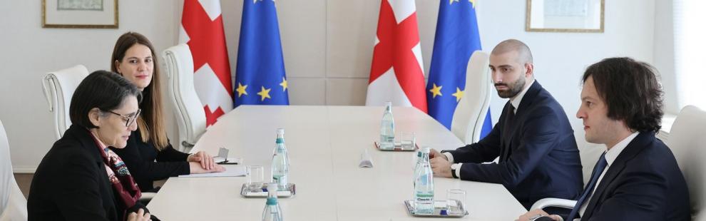 პრემიერ-მინისტრი საქართველოში ევროკავშირის სადამკვირვებლო მისიის ხელმძღვანელს შეხვდა