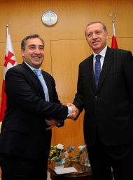  Prime Minister of Georgia Nika Gilauri and Prime Minister of Turkey Recep Tayyip Erdoğan