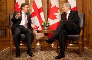 the Prime Minister of Georgia, Nika Gilauri, met with the Prime Minister of Canada, Stephen Harper